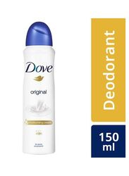 Dove Original Antiperspirant Deodorant, 2 x 150ml