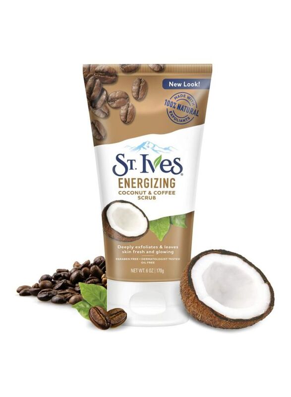 St. Ives Energizing Coconut and Coffee Scrub, 170gm