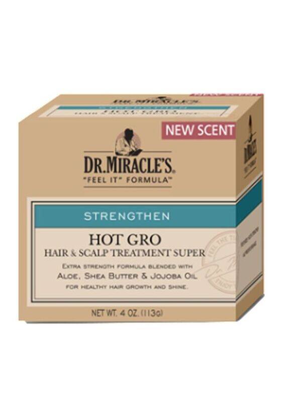 

Dr. Miracle'S Hot Gro Hair And Scalp Treatment Super Conditioner, 4oz