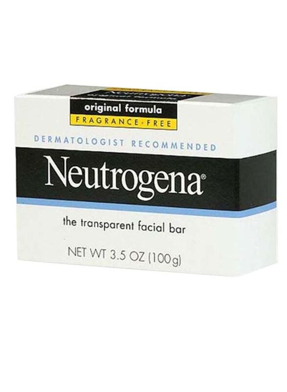 Neutrogena Original Formula Face Cleansing Bar, Orange, 3.5oz