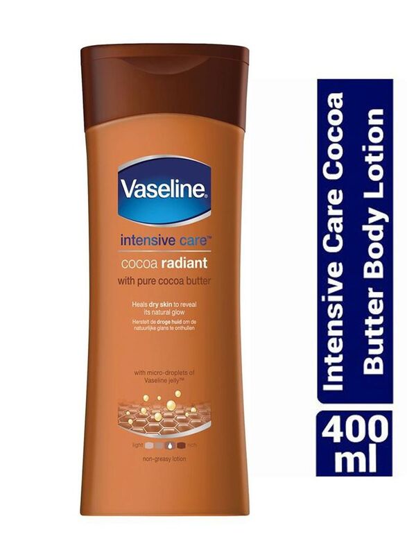 Vaseline Intensive Care Cocoa Radiant With Pure Cocoa Butter Body Lotion, 400ml