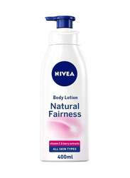 Nivea Natural Fairness Body Lotion with Vitamin E & Berry Extracts, 2 x 400ml