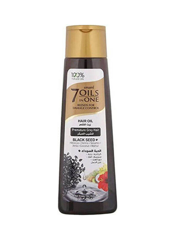 

Emami 7 Oils In 1 Black Seed Hair Oil for All Hair Type, 200ml