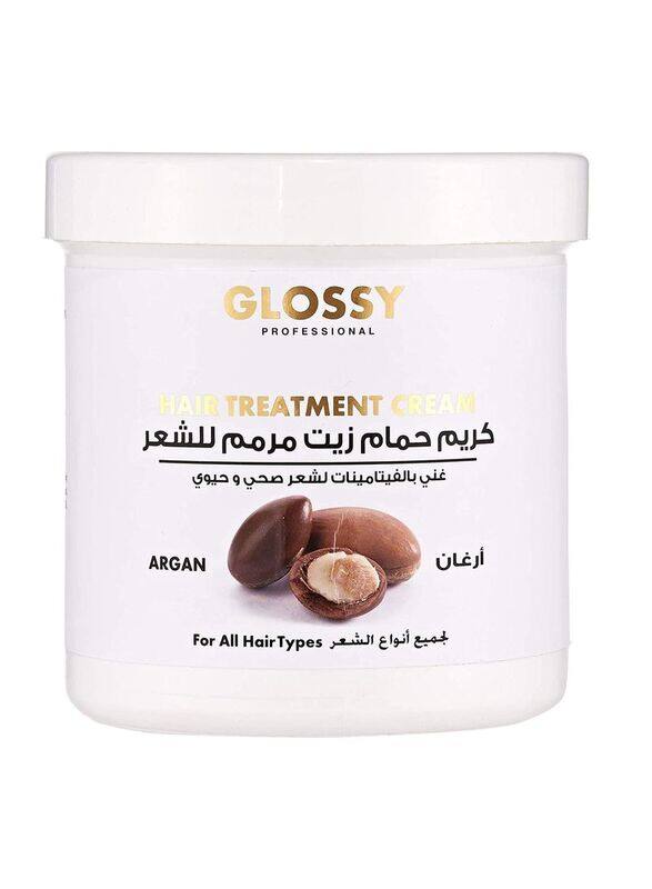 

Glossy Professional Argan Hair Treatment Cream for All Hair Type, 1000ml