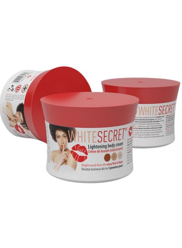 White Secret Lightening Body Cream, 3 x 140ml