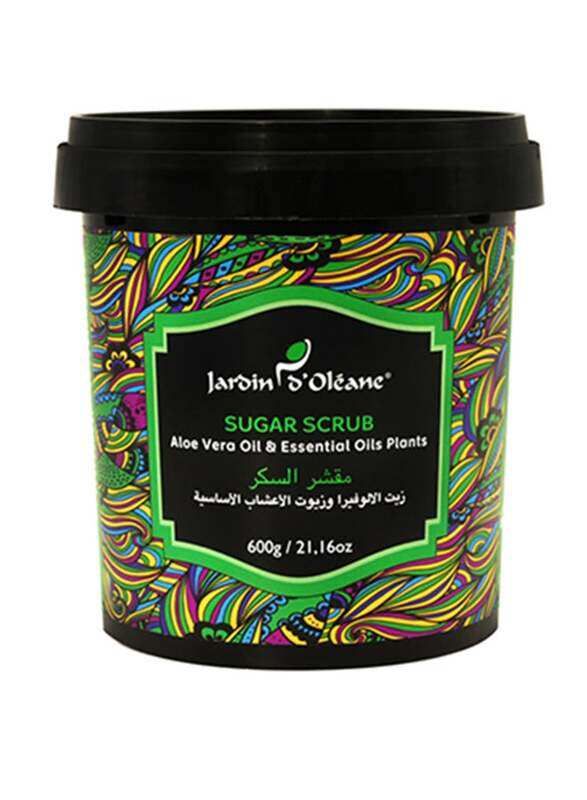

Jardin D Oleane Sugar Scrub with Aloe Vera Oil and Essential Oil, 600gm
