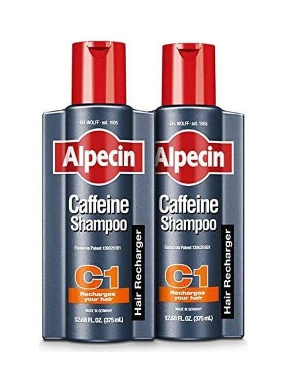 

Alpecin Caffeine Shampoo for All Hair Type, 750ml, 2 Piece