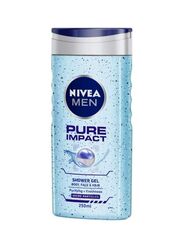 Nivea Pure Impact Shower Gel, 250ml, 2 Pieces