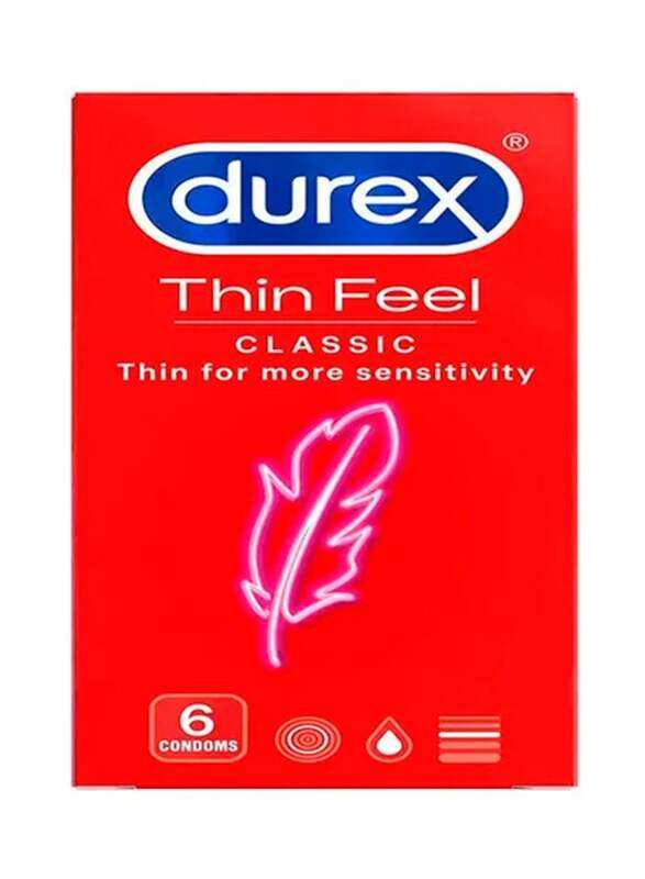 

Durex Thin Feel Condoms, 6 Pieces