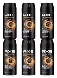 AXE Dark Temptation Deodorant Body Spray, 150ml, 6 Pieces