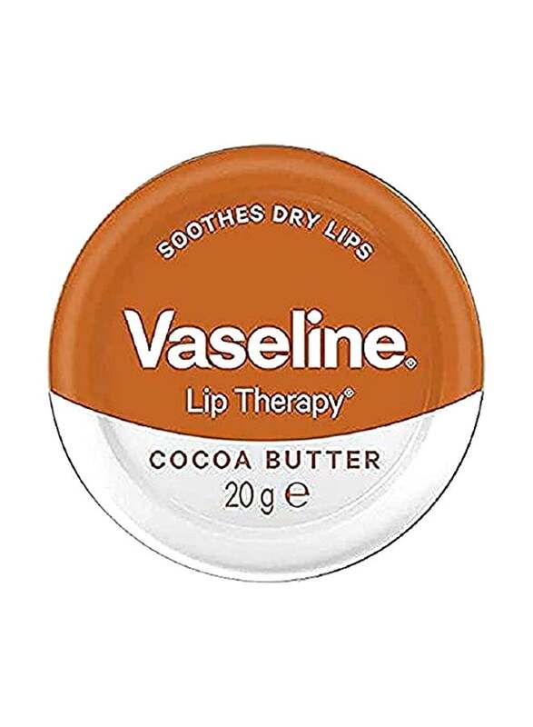 Vaseline Lip Therapy Cocoa Butter Balm Tin, 17g