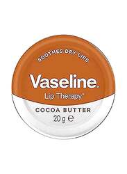 Vaseline Lip Therapy Cocoa Butter Balm Tin, 17g