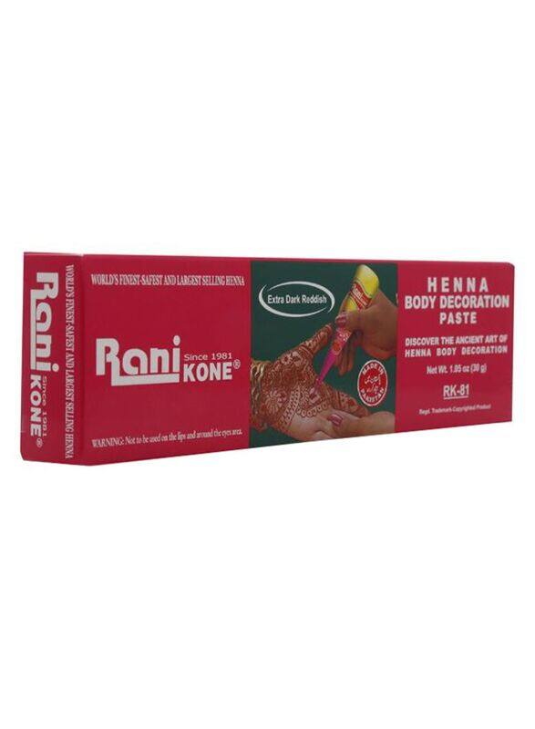 

Rani Kone Henna Body Paste, Red