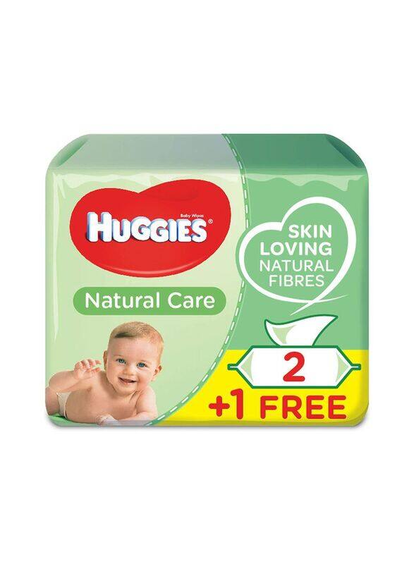 

Huggies 30cm Natural Care Aloe Vera Wipes for Babies