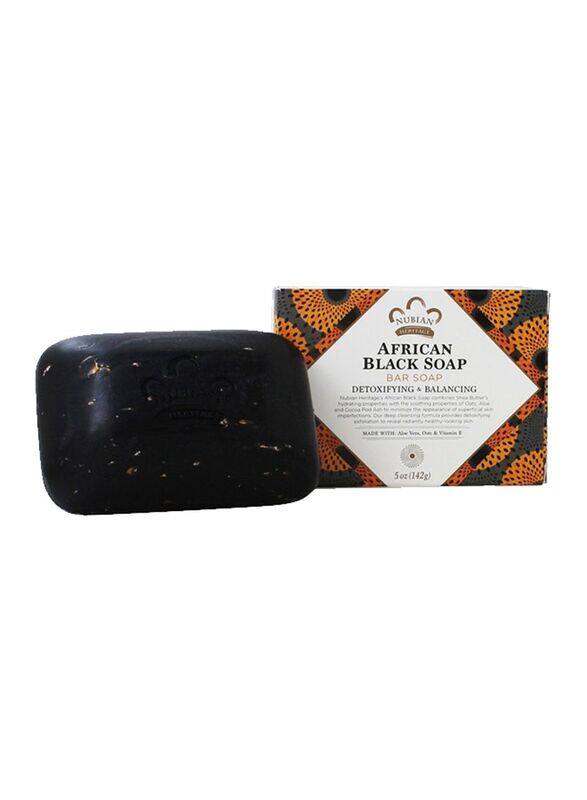 

Nubian Heritage African Black Soap Bar, 142gm