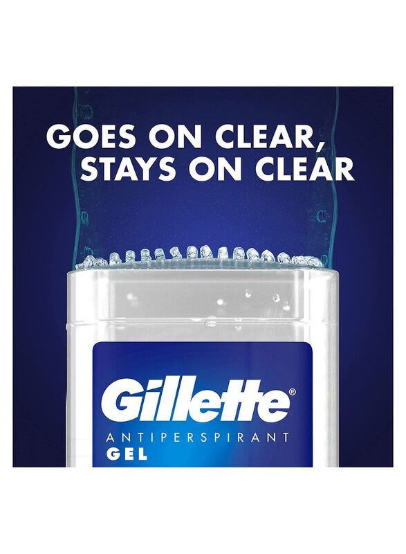 Gillette Cool Wave Clear Antiperspirant Gel, 3 x 70ml