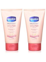 Vaseline Intensive Care Healthy Hands Stronger Nails Cream with Keratin, 2 x 75ml