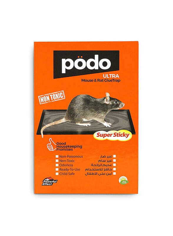 Podo Ultra Mouse & Rat Glue Trap, Multicolour, 1 Piece