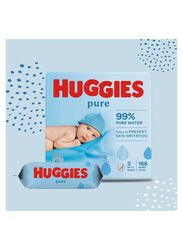 Huggies 560 Pieces 99% Pure Water Wipes for Babies