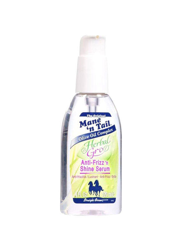 

Mane 'n Tail Herbal Grow Anti-Frizz and Shine Serum for All Hair Types, 120ml