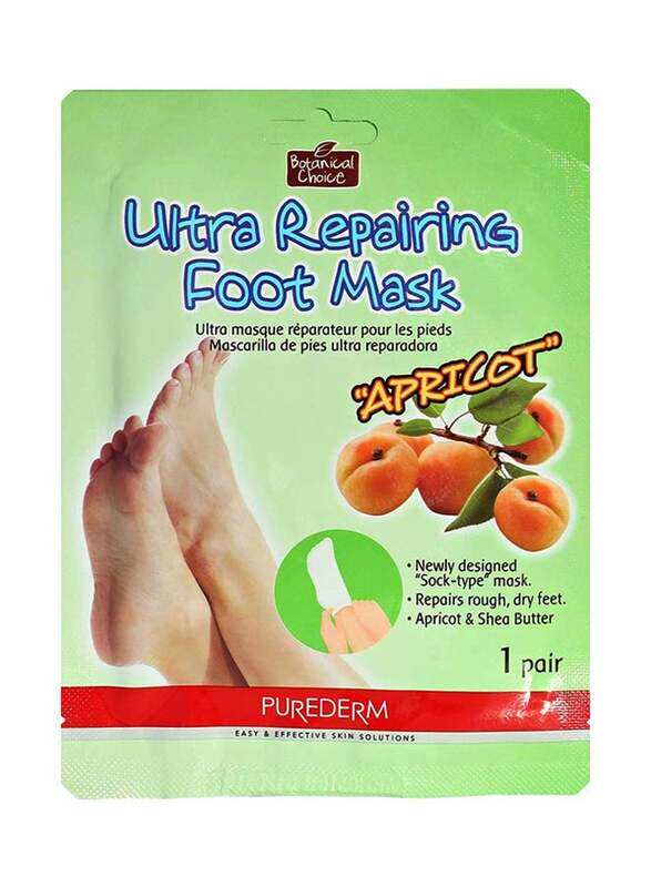 

Purederm Ultra Repairing Appricot Foot Mask, 15gm
