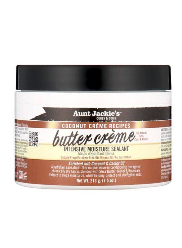 

Aunt Jackie's Butter Creme Intensive Moisture Sealant for All Hair Type, 7.5oz