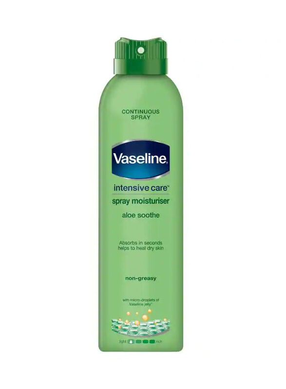 Vaseline Intensive Care Spray Moisturizer Set, 2 x 6.5oz