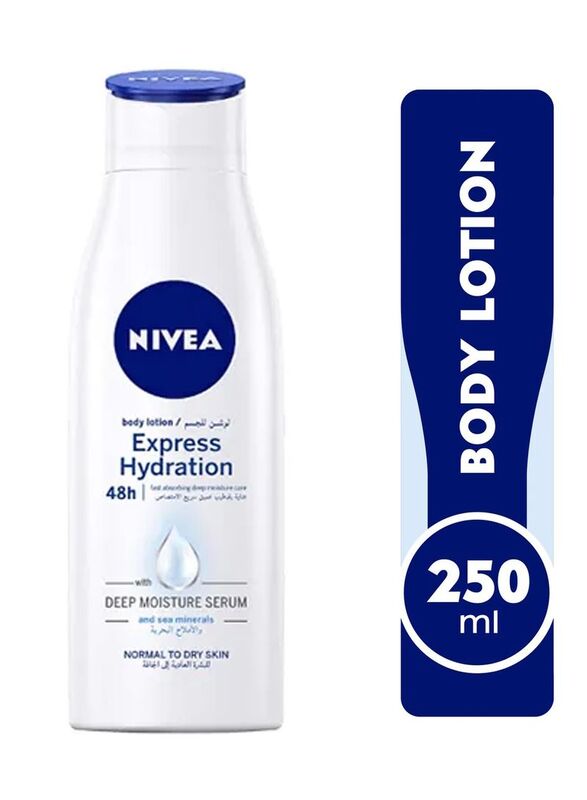 Nivea Normal to Dry Skin Sea Minerals Express Hydration Body Lotion, 250ml