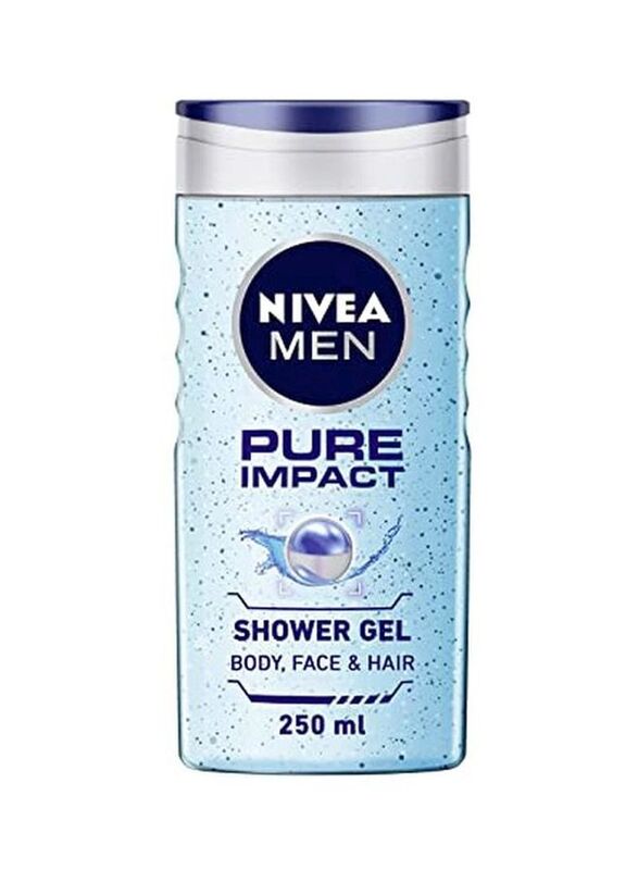 Nivea Pure Impact Shower Gel, 250ml, 2 Pieces