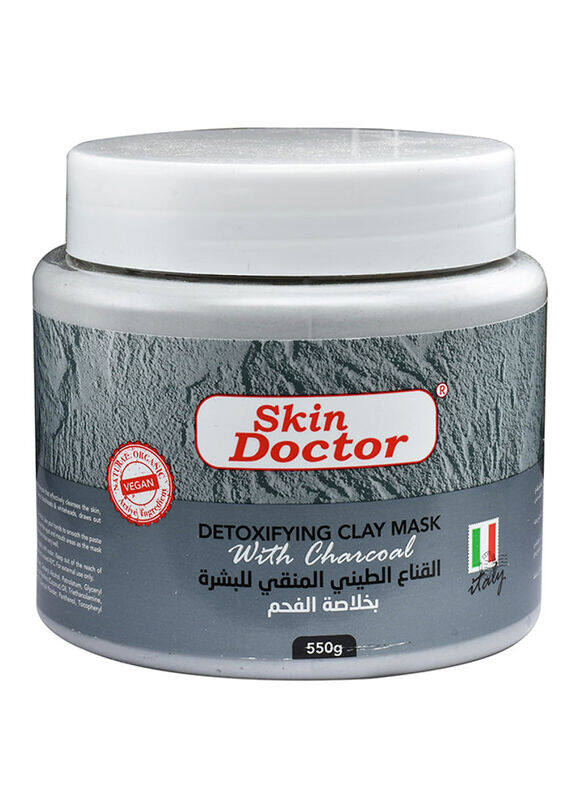 

Skin Doctor Detoxifying Clay Mask with Charcoal, 550g