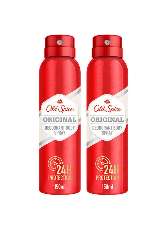 

Old Spice Original Deodorant Body Spray, 2 x 150ml