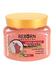 Reborn Beauty Saffron Face and Body Mud Mask, 500ml