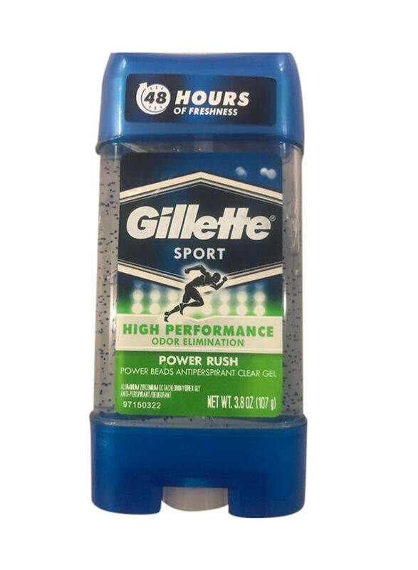 

Gillette High Performance Odor Elimination Sports Triumph Clear Gel, 107gm