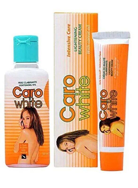 

Caro White 2 Piece Intensive Care Lightening Beauty Cream & Oil, Set