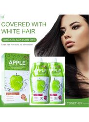 Apple Blossoms Natural Hair Colour Cream, 1000ml, 96 Black