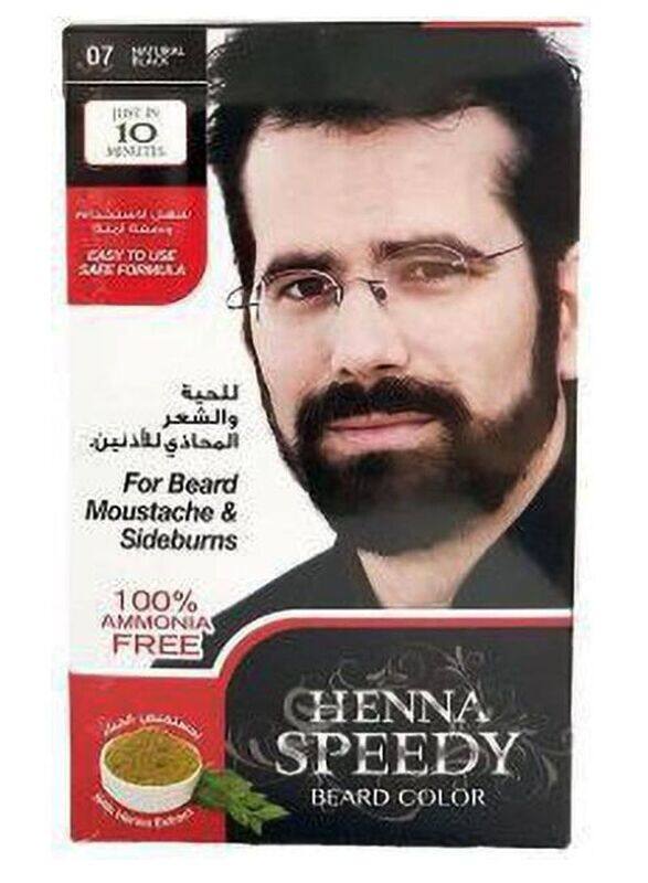 

Henna Speedy Professional Beard Colour Cream Tube, 40 gm, 07 Natural Black