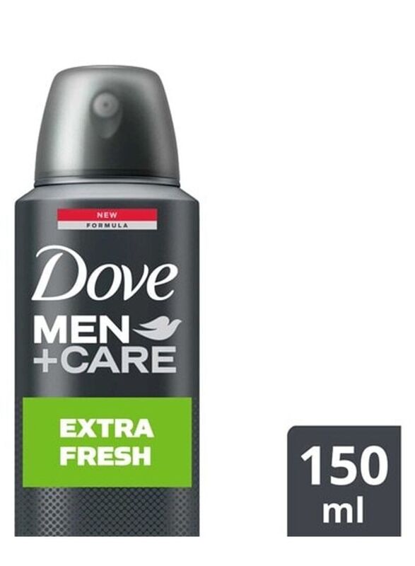 Dove Men+Care Extra Fresh Dry Antiperspirant Deodorant Spray, 2 x 150ml