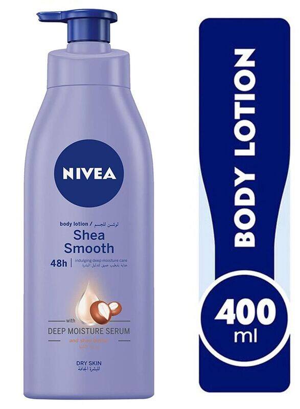 

Nivea Shea Smooth Deep Moisture Serum Milk Body Lotion, 400 ml
