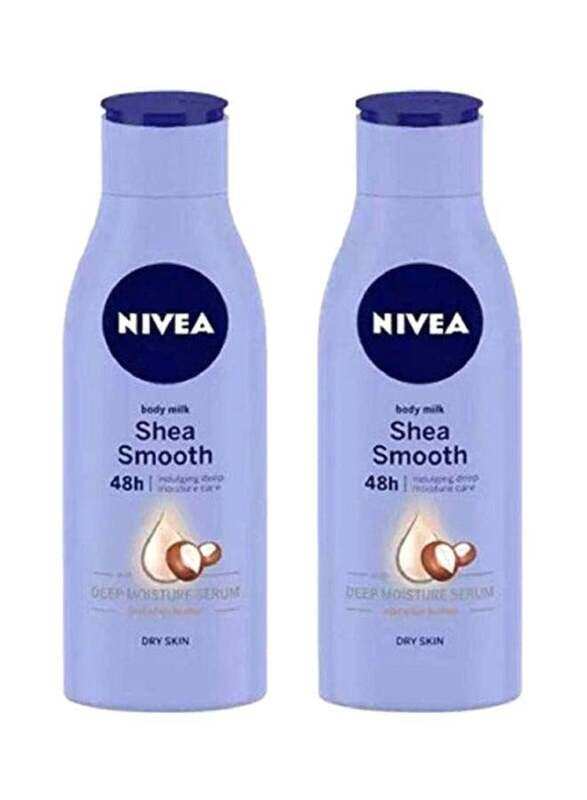 

Nivea Shea Smooth Body Milk, 2 Pieces x 250ml