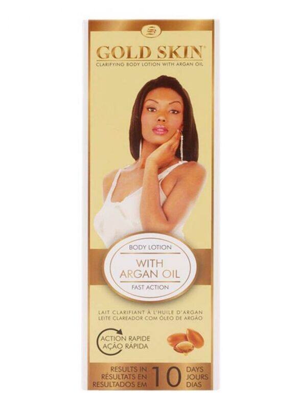 

Gold Skin Clarifying Body Lotion With Argan Oil Fast Action 10 Days, 250ml