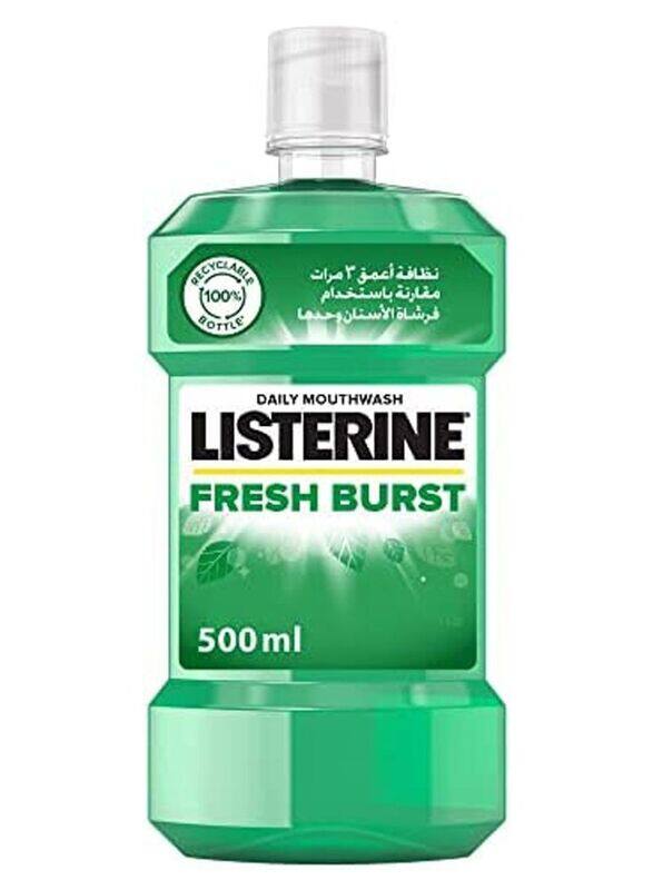 

Listerine Fresh Burst Daily Mouthwash, 500ml