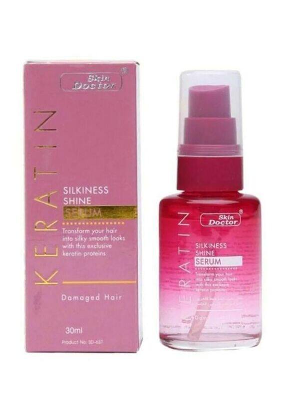 

Skin Doctor Keratin Silkiness Shine Hair Serum for All Hair Type, 30ml