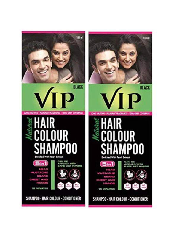 

Vip Hair Colour Shampoo, 2 x 180ml, Multicolour