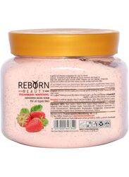 Reborn Beauty Strawberry Whitening Exfoliating Facial Scrub, 500ml