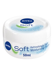 Nivea Soft Refreshing and Moisturizing Cream, 50ml