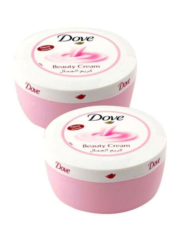 Dove Moisturizing Beauty Cream White, 2 x 500ml