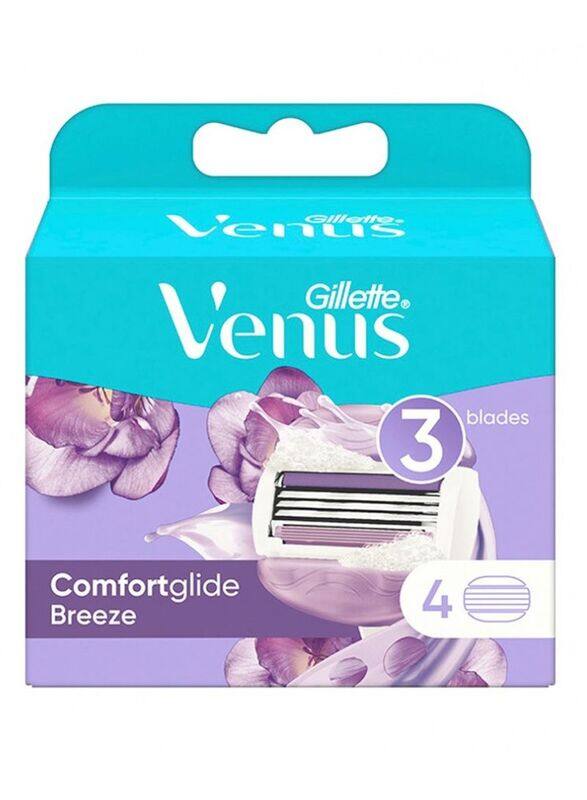 

Gillette Venus Comfortglide Breeze Women's Razor Blade Refills, 4 Pieces