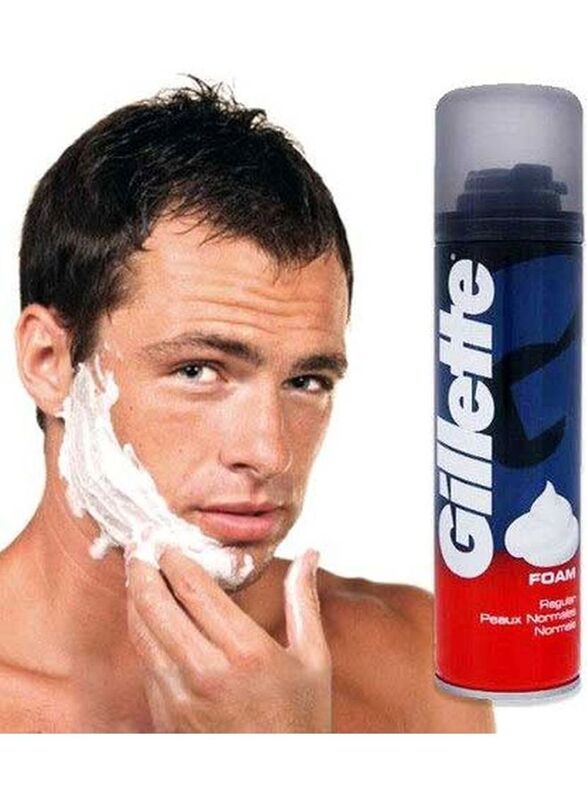 Gillette Regular Shaving Foam, 200ml