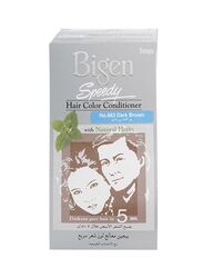 Bigen Speedy Natural Herbs Hair Color, 80g, 883 Dark Brown