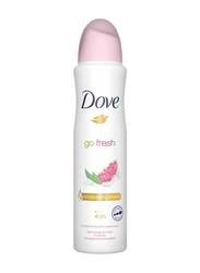 Dove Go Fresh Pomegranate And Lemon Deodorant, 4 x 150ml